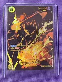 Portgas D. Ace Legacy of the Master One Piece Card SR/SP OP12 ST13-011 - Image 1