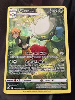 Roserade TG02/TG30 Lost Origin Trainer Gallery Holo Ultra Rare Pokemon Card NM - Image 1