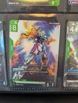 Wing Gundam Zero GD01-024 Newtype Rising Gundam Card Game TCG - LR - Image 1