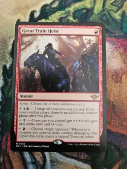 MTG - Great Train Heist - Outlaws of Thunder Junction OTJ - NM - Image 1