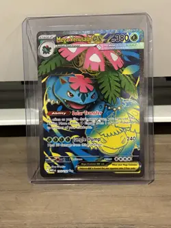 Mega Venusaur ex #155/132 ME01 Mega Evolution Ultra Rare Holo Pokemon Card - Image 1