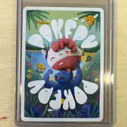 Pokepu S1, 1st Ed. - Squird (Squirtle) - Pokemon Fan Art & Derpy Parody Card - Image 2