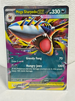 Pokemon TCG - Mega Sharpedo ex 061/094 Double Rare Card - Phantasmal Flames (NM) - Image 1