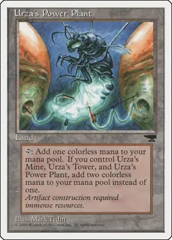 Urza's Power Plant (Bug) Chronicles Magic The Gathering MTG Card - Image 1