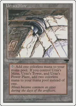 Urza's Mine (Pulley) Chronicles Magic The Gathering MTG Card - Image 1