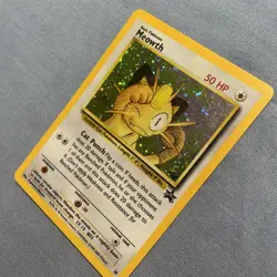 Pokemon TCG Meowth Black Star Promos Holo Card Game Boy 2000 LP/MP - Image 5