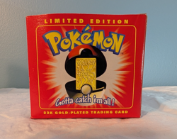 Pokemon Mewtwo 23K Gold Plated Card Burger King 1999 Factory Seald - Image 4