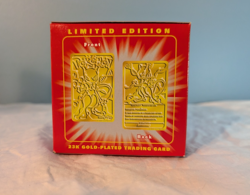Pokemon Mewtwo 23K Gold Plated Card Burger King 1999 Factory Seald - Image 5