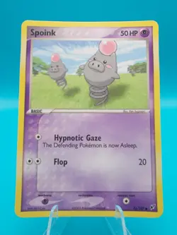 Spoink 76/107 Deoxys Pokemon TCG Regular Lightly Played - Image 1
