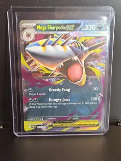 Pokemon TCG - Mega Sharpedo Ex 061/094 Phantasmal Flames - Image 3