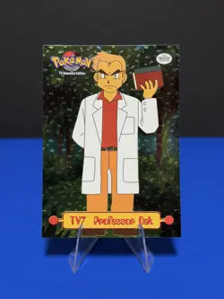#TV7 Professor Oak - Topps - Rare "Bump" Foil - Pokemon - NM - Image 1