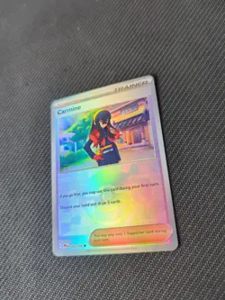Carmine 103/131 Prismatic Evolutions Pokeball Reverse Holo Pokemon - Image 2