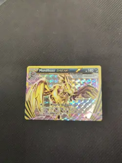 Mandibuzz Break XY182 Black Star Promo Pokemon LP - Image 1