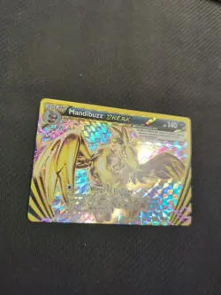 Mandibuzz Break XY182 Black Star Promo Pokemon LP - Image 2