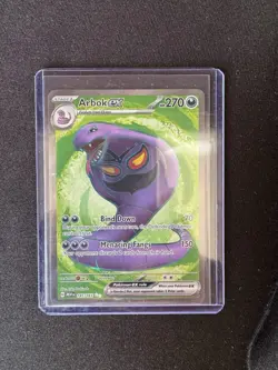 Arbok ex 185/165 Pokemon TCG Scarlet & Violet 151 Ultra Rare Full Art Pack Fresh - Image 3