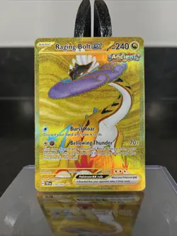 Raging Bolt ex 218/162 HYPER RARE HOLO Temporal Forces Sv05 Pokemon English Foil - Image 1