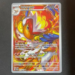 Infernape 173/167 Sv06: Twilight Masquerade Holo Pokemon TCG NM - Image 1