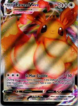 Eevee Vmax SWSH087 Near Mint Holo Pokemon - Image 1