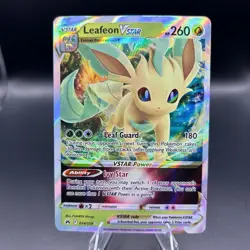 Leafeon VSTAR 014/159 Crown Zenith (CRZ) Ultra Rare Full Art Holo Pokemon NM - Image 1