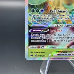 Leafeon VSTAR 014/159 Crown Zenith (CRZ) Ultra Rare Full Art Holo Pokemon NM - Image 5