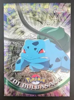 Topps Chrome 2000 #01 Bulbasaur Pokemon TV Animation Series - Image 1