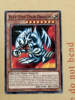 Yugioh Blue-Eyes Toon Dragon DPBC-EN043 1st edition Common - Image 1
