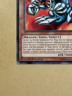 Yugioh Blue-Eyes Toon Dragon DPBC-EN043 1st edition Common - Image 5