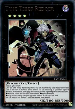 Time Thief Redoer - Ultra Rare 1st Edition RA01-EN041 - NM - YuGiOh - Image 1
