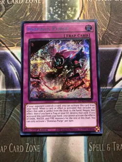 *** DOMINUS PURGE *** 1ST EDITION PRISMATIC SECRET RARE MP15-EN095 YUGIOH! - Image 1