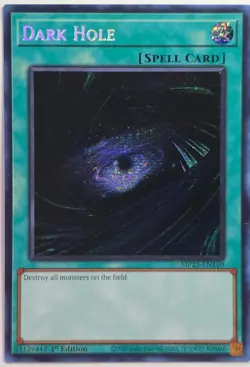 Yugioh - Dark Hole - MP25-EN130 - Prismatic Secret Rare - NM/M - Image 1
