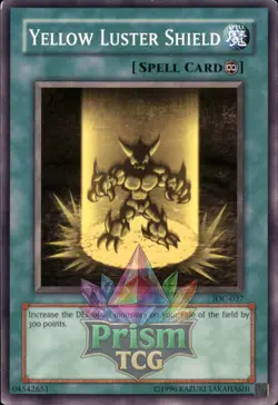Yellow Luster Shield IOC-037 Yugioh - Image 1