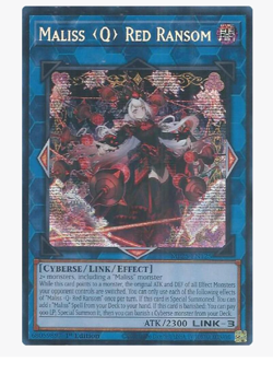 Maliss [Q] Red Ransom - MP25-EN125 - Prismatic Secret Rare YuGiOh - Image 1