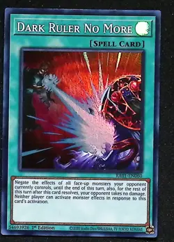 LP Dark Ruler No More - RA01-EN060 - Super Rare - 1st Edition - Yugioh - Image 1