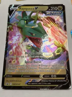 Pokemon TCG SWSH: Sword & Shield Promo Cards #SWSH147 Rayquaza V NM - Image 1