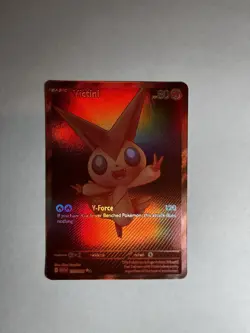 Red Victini 172/086 Mint / NM Holo Pokemon Card White Flare BWR English TCG WHT - Image 3