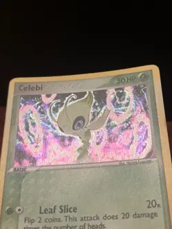 Pokemon TCG Celebi Nintendo Black Star Promos 29 Holo Promo Card LP - Image 2