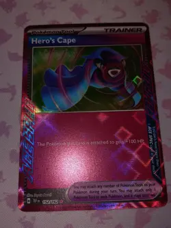 Hero's Cape - 152/162 - Pokemon Temporal Forces Ace Spec Rare Card NM - Image 1