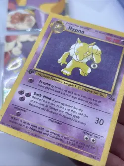 Pokemon Card - Hypno Fossil 23/62 1st Edition MP - Image 2