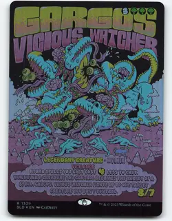 Gargos, Vicious Watcher #1329 foil Magic the Gathering Card - Image 1
