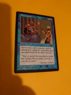 Propaganda. Enchantment Tempest. Old Vintage. Magic the Gathering Card. - Image 4