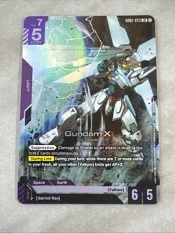 Gundam X LR - GD02-053 - Dual Impact Gundam TCG Card Game - Image 1