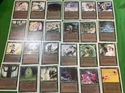 Magic The Gathering Revised Card Lot of 129 cards no duplicates (2) - Image 3