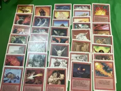 Magic The Gathering Revised Card Lot of 105 cards no duplicates (4) - Image 1