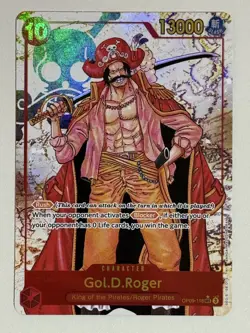 Gol D Roger OP09-118 SEC Alt Art One Piece Character Card Mint NM - Image 1