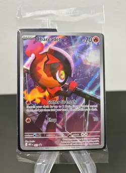 Sealed 2025 Pokemon Charcadet 022 Phantasmal Flames ETB Black Star Promo Card - Image 1