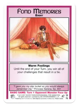 Sailor Moon CCG Past & Future Cards YOU PICK Rare Uncommon & Common Vintage 2001 - Image 4
