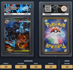 ACE 10 MEGA CHARIZARD X EX 110/080 INFERNO X POKEMON CARD PERFECT SUBS - Image 3