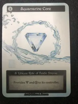 Sorcery Contested Realm Beta Aquamarine Core Non-Foil Unique Card - Image 1