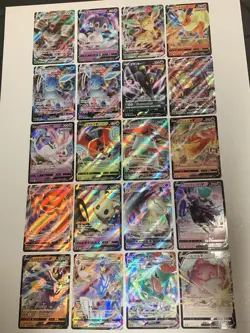Pokemon Japanese SW&SH Series LOT of 20 Ultra Rare V / Vmax Cards NM S4a S6a S8b - Image 1