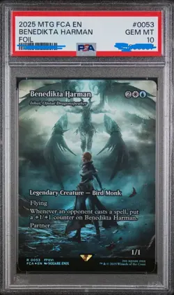 Benedikta Harman - (Showcase) Foil Final Fantasy MTG PSA 10 - Image 1